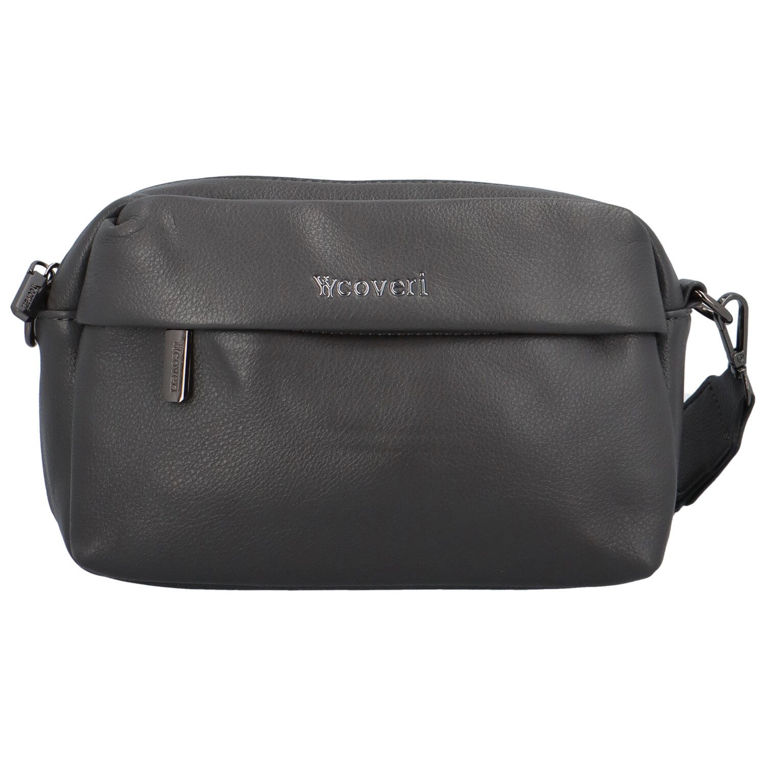 Dámska crossbody kabelka/taška tmavosivá - Coveri Liliana