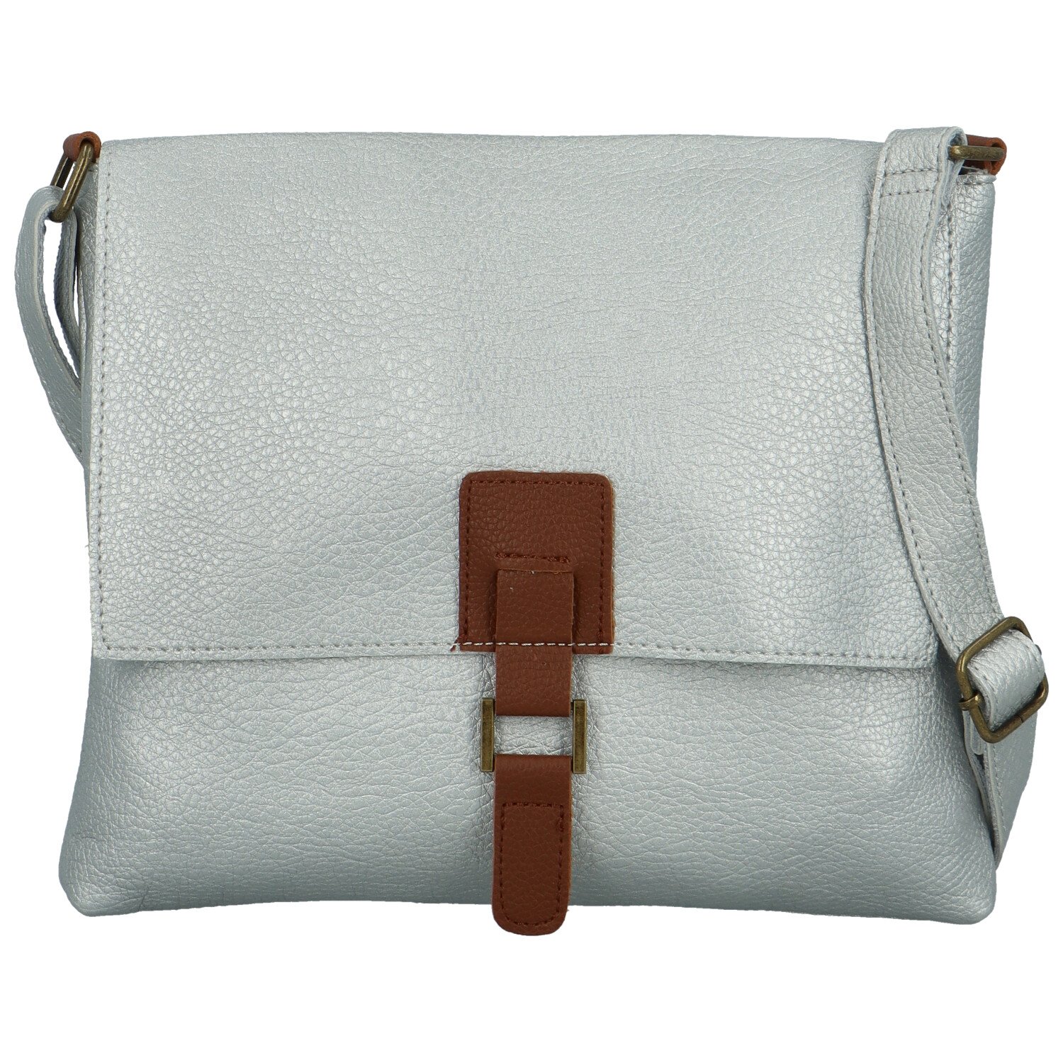 Dámska crossbody kabelka strieborná - MaxFly Jozefína new