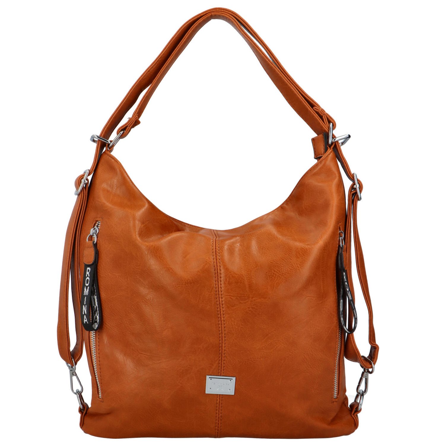 Dámska kabelka cez plece svetlohnedá - Romina Fila