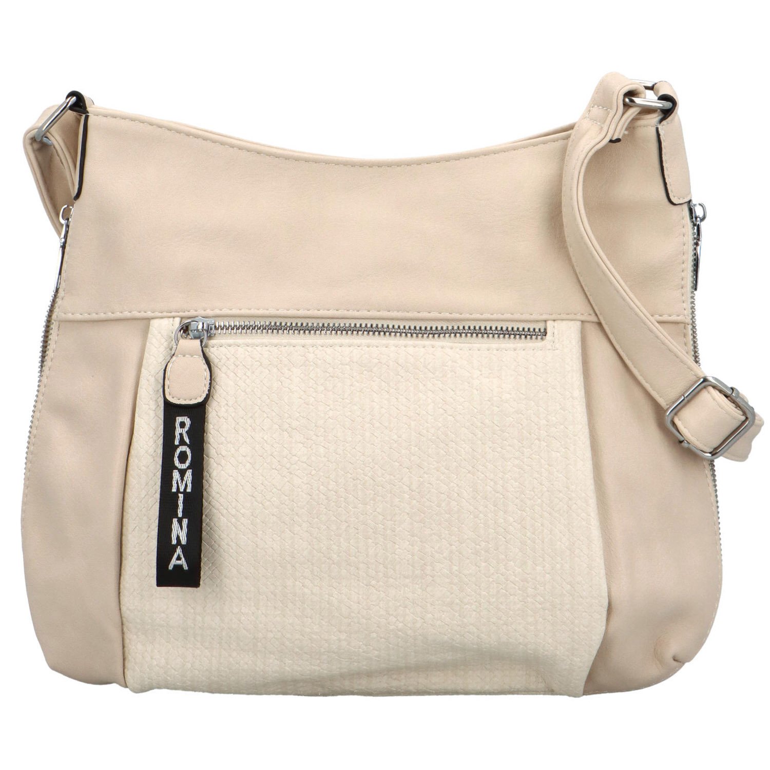 Dámska crossbody kabelka krémová - Romina & Co Bags Dolma