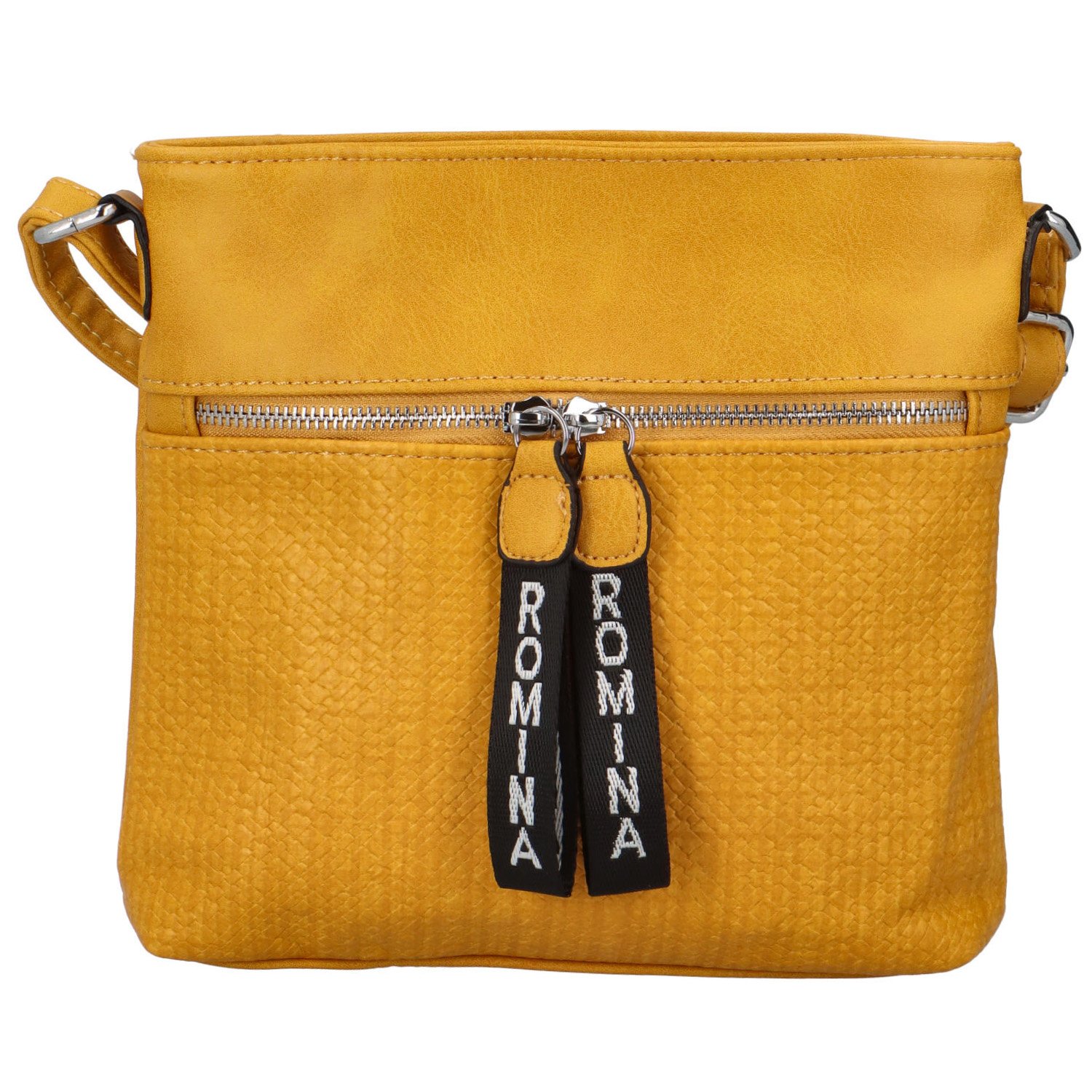 Dámska crossbody kabelka žltá - Romina Dekora