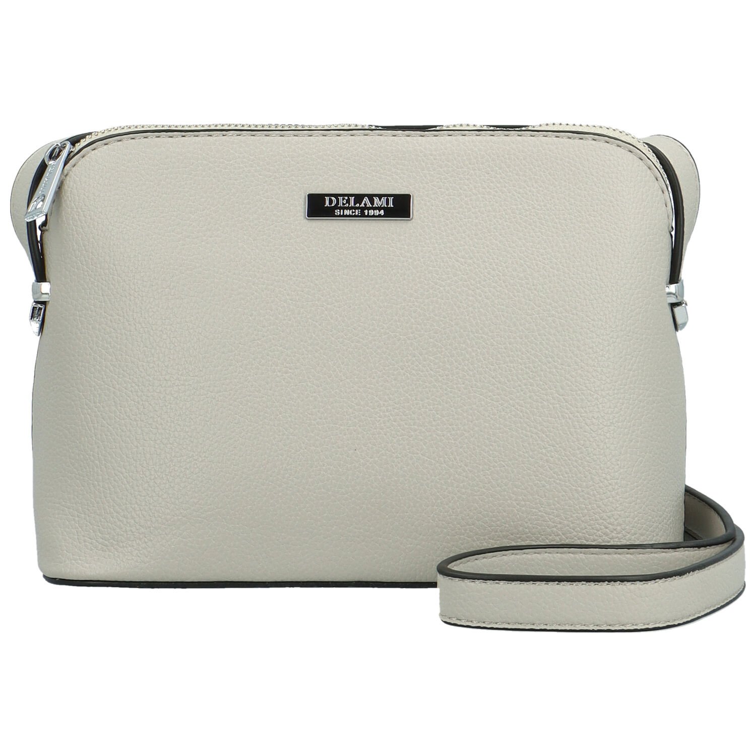 Dámska crossbody kabelka svetlo šedá - Delami Glamore