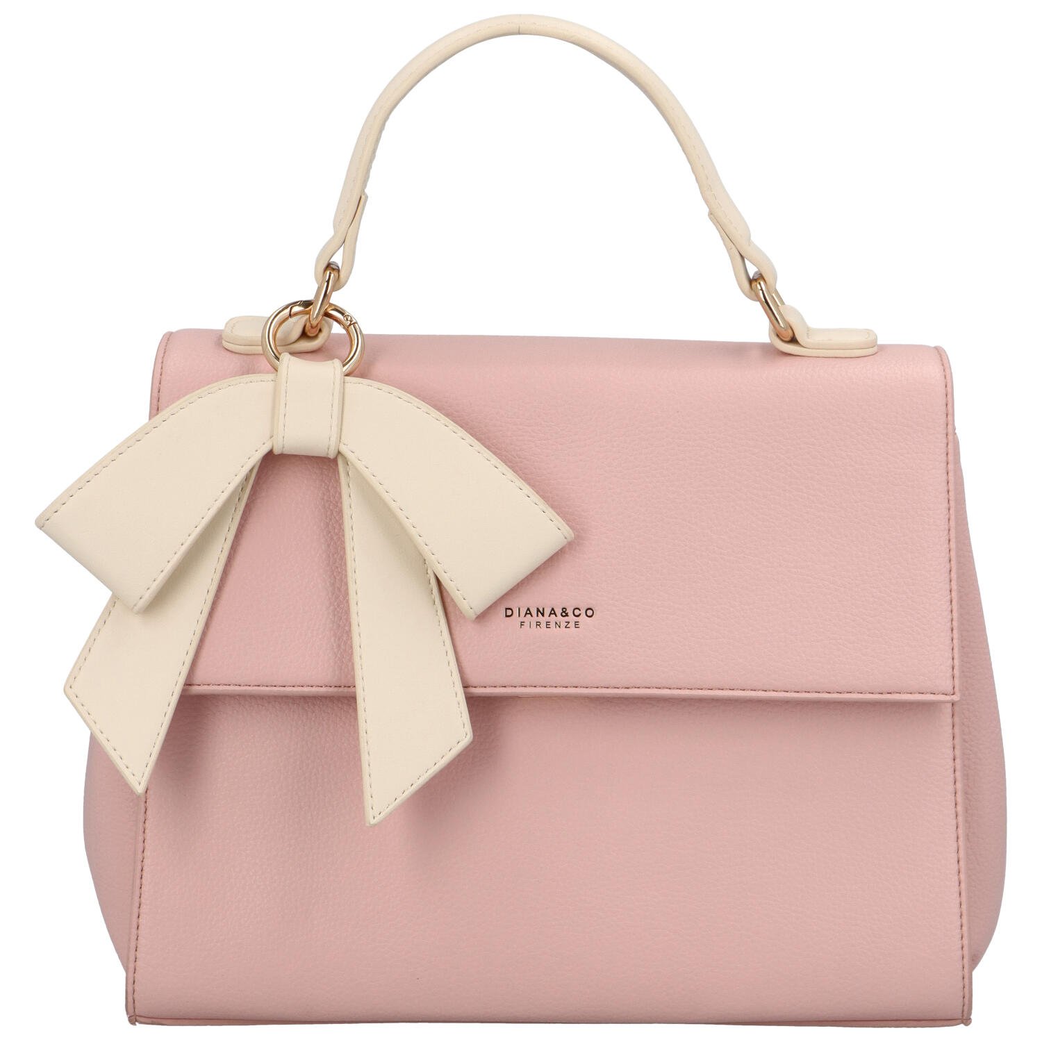 Dámska kabelka do ruky ružová - DIANA & CO MeiTei