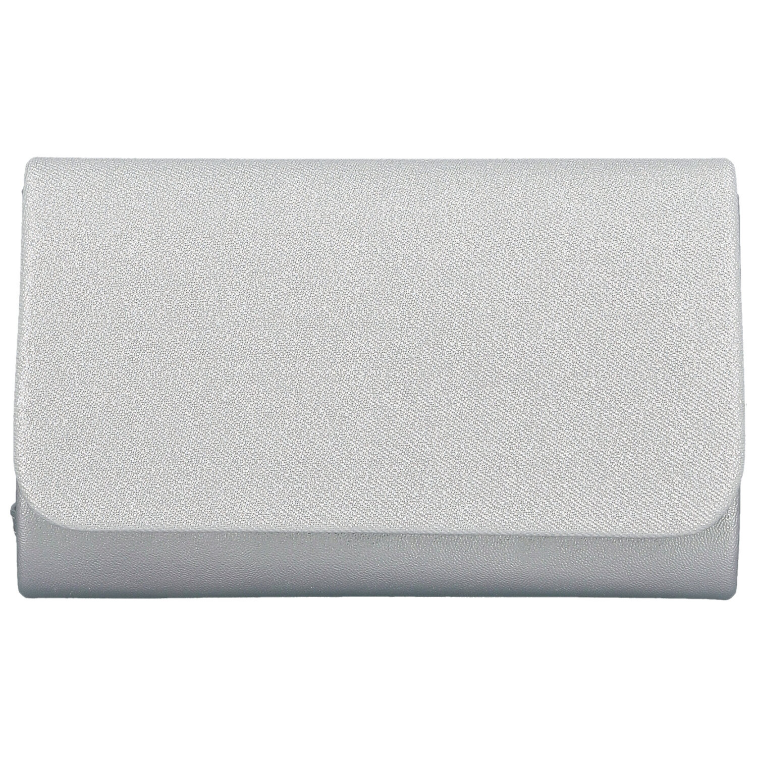 Dámska listová kabelka strieborná - Delami Estyna