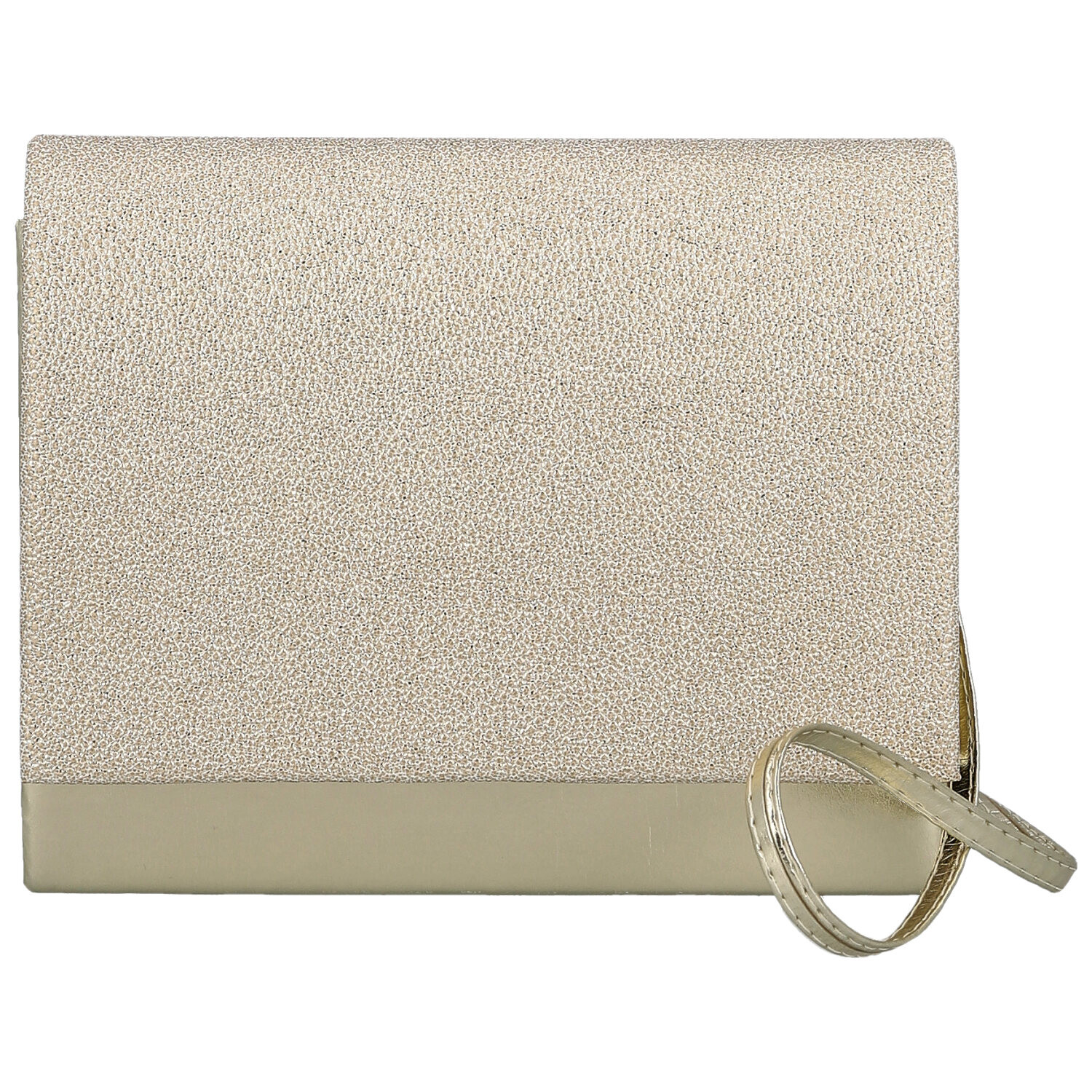 Dámska listová kabelka zlatá - Delami Kelis