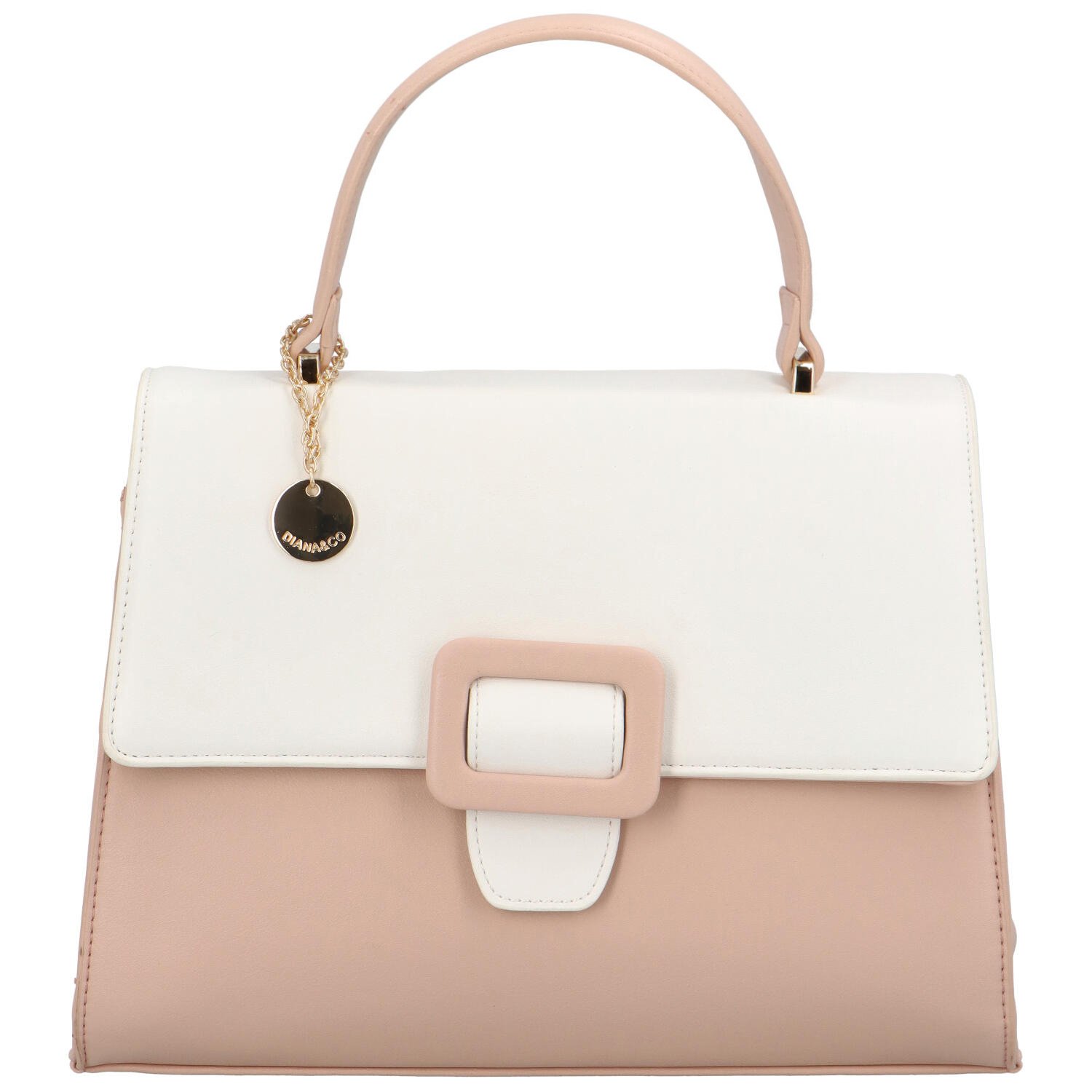Dámska kabelka púdrovo biela - DIANA & CO Kombis
