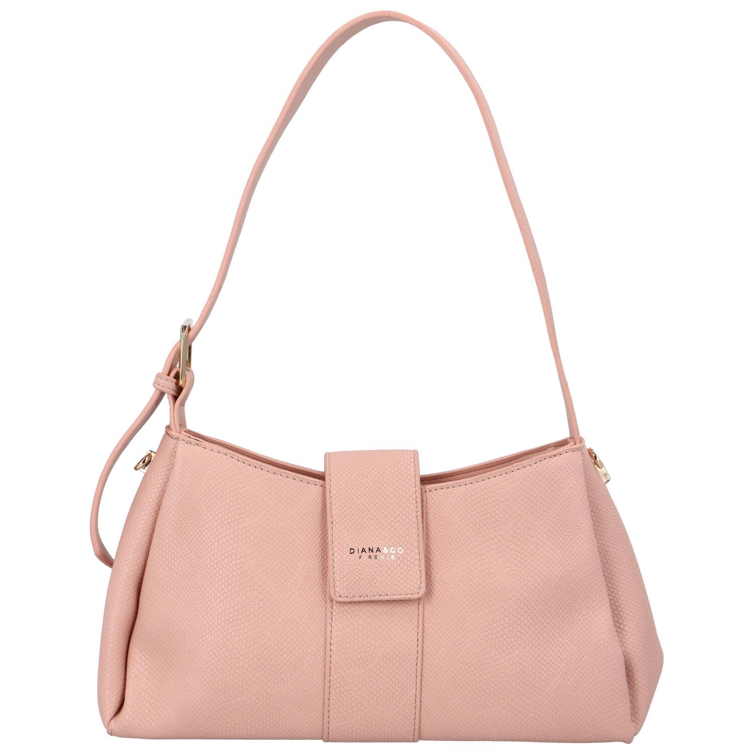 Dámska kabelka cez rameno ružová - DIANA & CO Olilika 