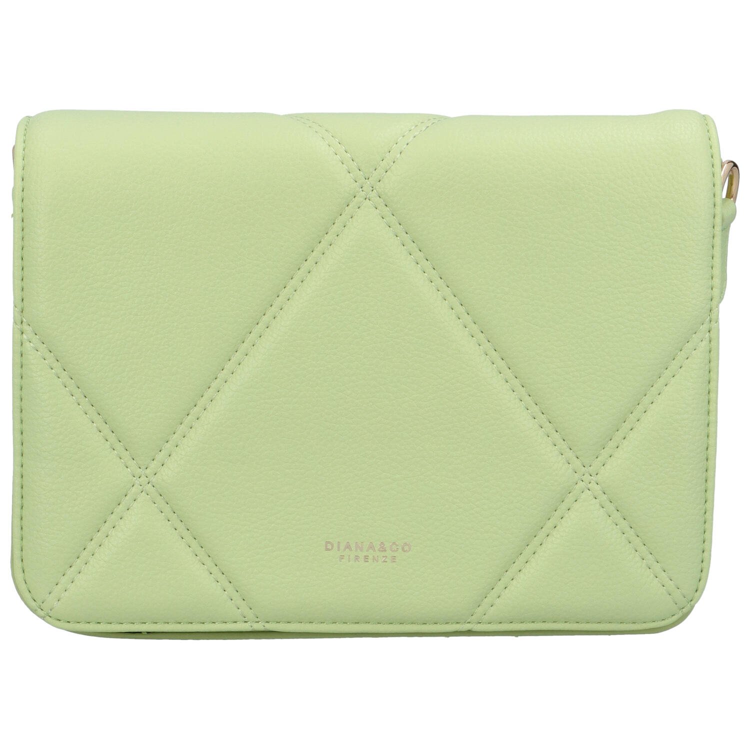 Dámska crossbody kabelka svetlozelená - DIANA & CO Bleneded