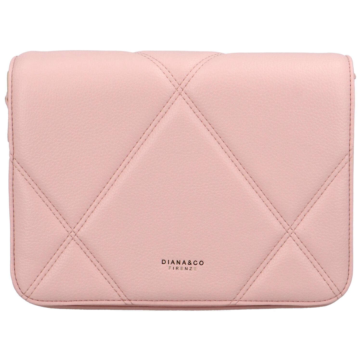 Dámska crossbody kabelka svetloružová - DIANA & CO Bleneded