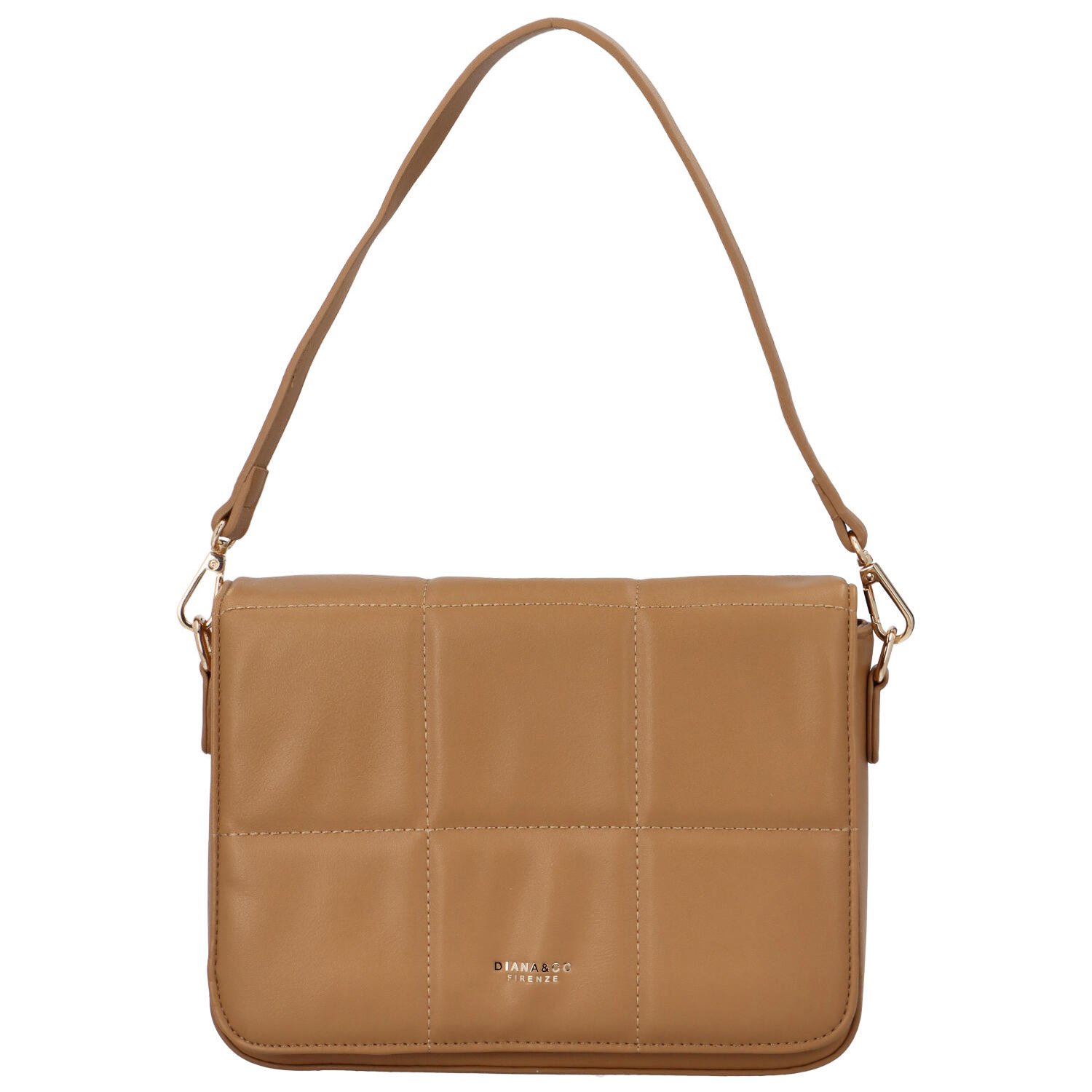 Dámska crossbody kabelka camel - DIANA & CO Irenee