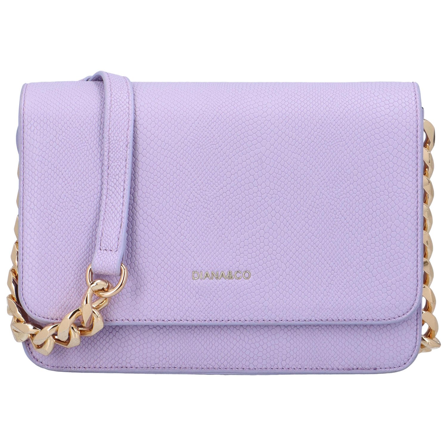Dámska crossbody kabelka svetlofialová - DIANA & CO Berefy Snake