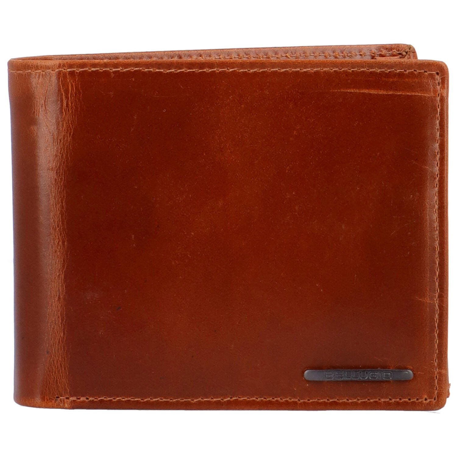 Pánska kožená peňaženka koňaková - Bellugio Afrim