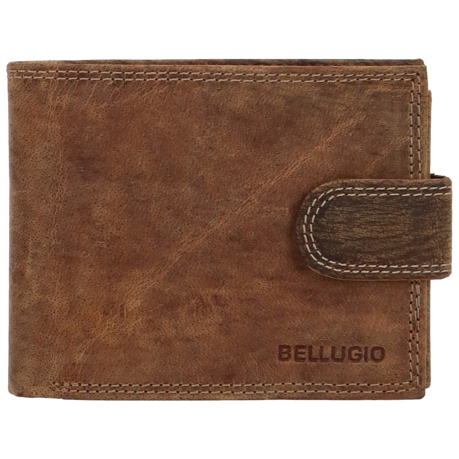 Pánska kožená peňaženka svetlohnedá - Bellugio Santiago