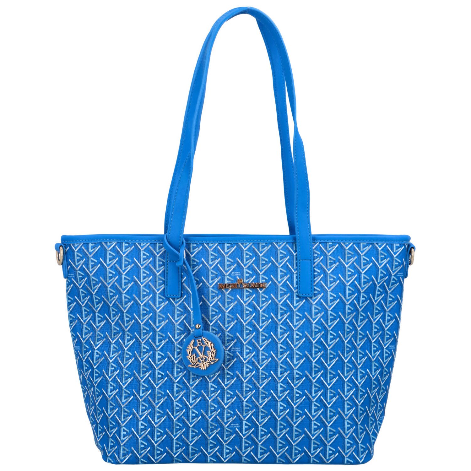 Pevná dámska kabelka modrá - Coveri Lusingiero