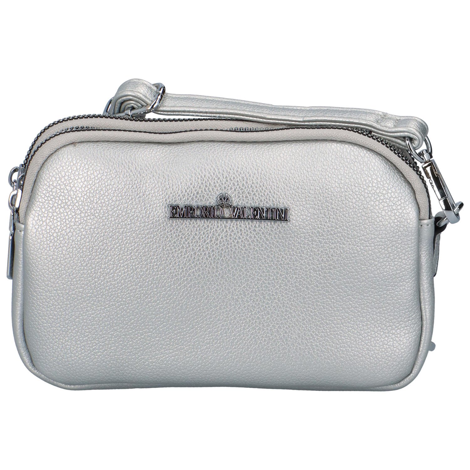 Dámska crossbody kabelka strieborná - Coveri Renomo