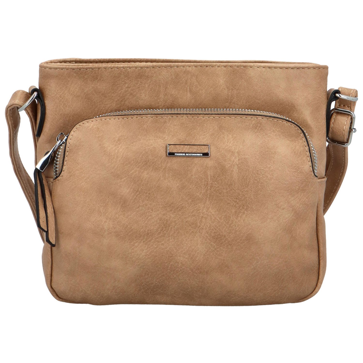 Dámska crossbody kabelka tmavo béžová - Romina & Co Bags Risttin