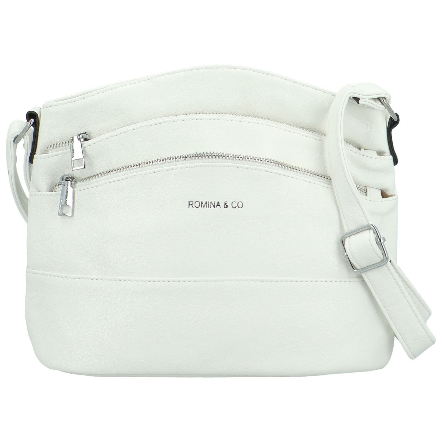 Dámska crossbody kabelka biela - Romina & Co Bags Nerys