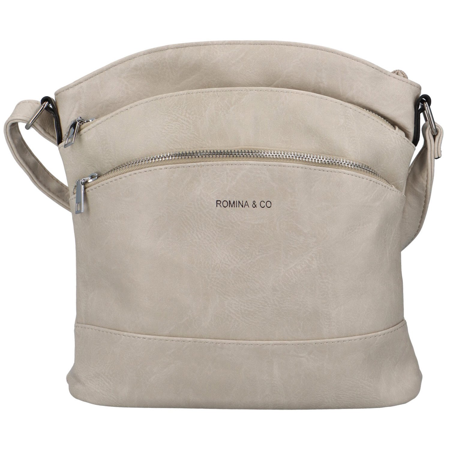 Dámska crossbody kabelka béžová - Romina Elkano