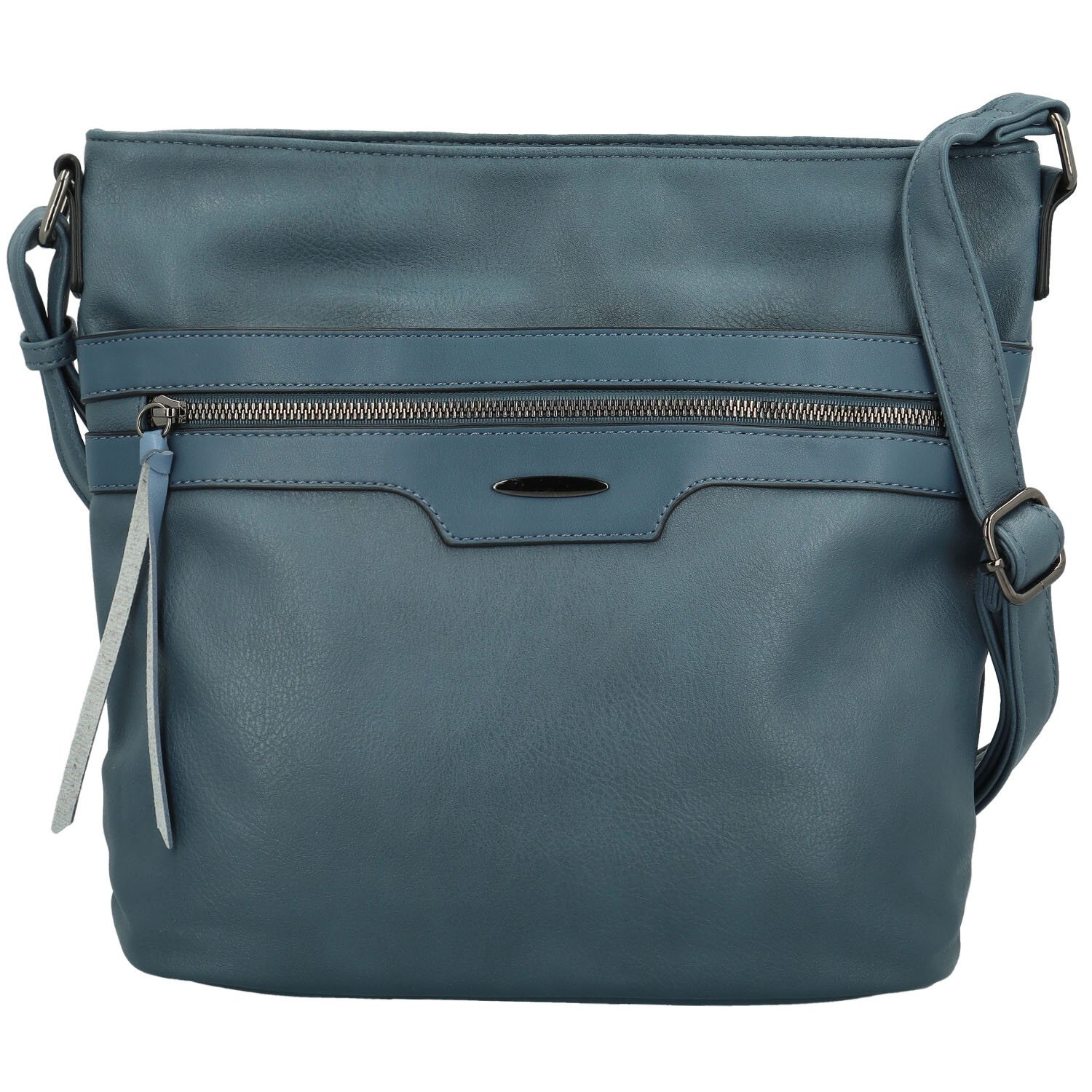 Dámska crossbody kabelka džínsovo modrá - Firenze Shira