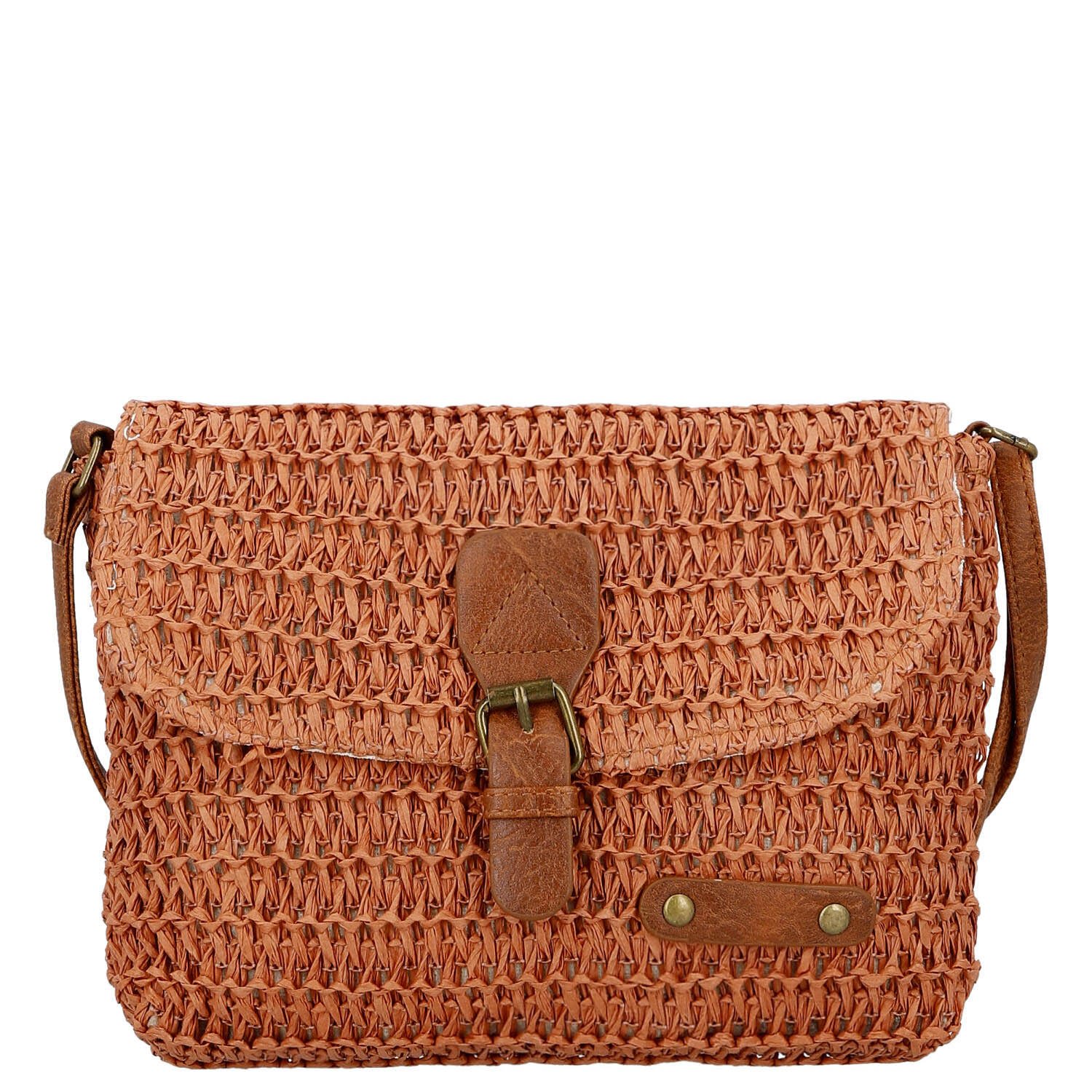 Dámska crossbody kabelka tehlovo červená - Firenze Sina