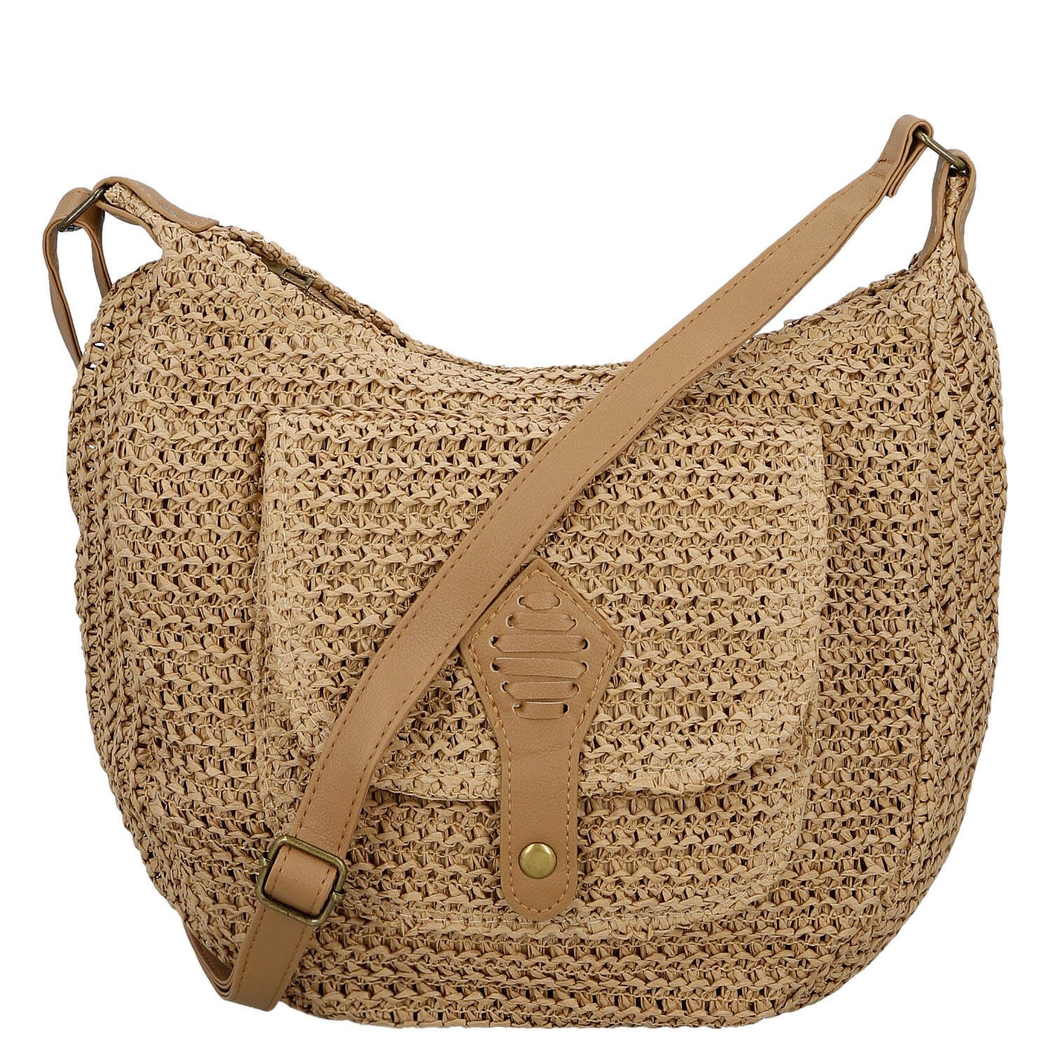 Dámska crossbody kabelka béžová - Firenze Lexia