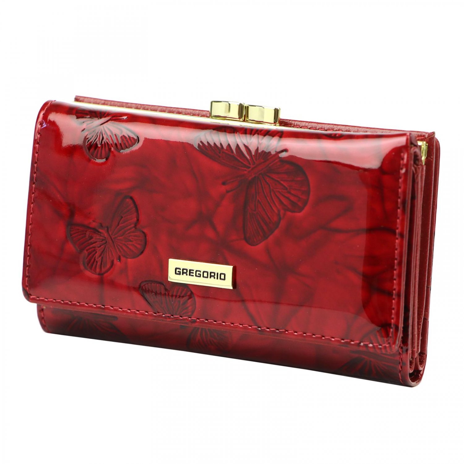 Dámska kožená peňaženka červená - Gregorio Amala