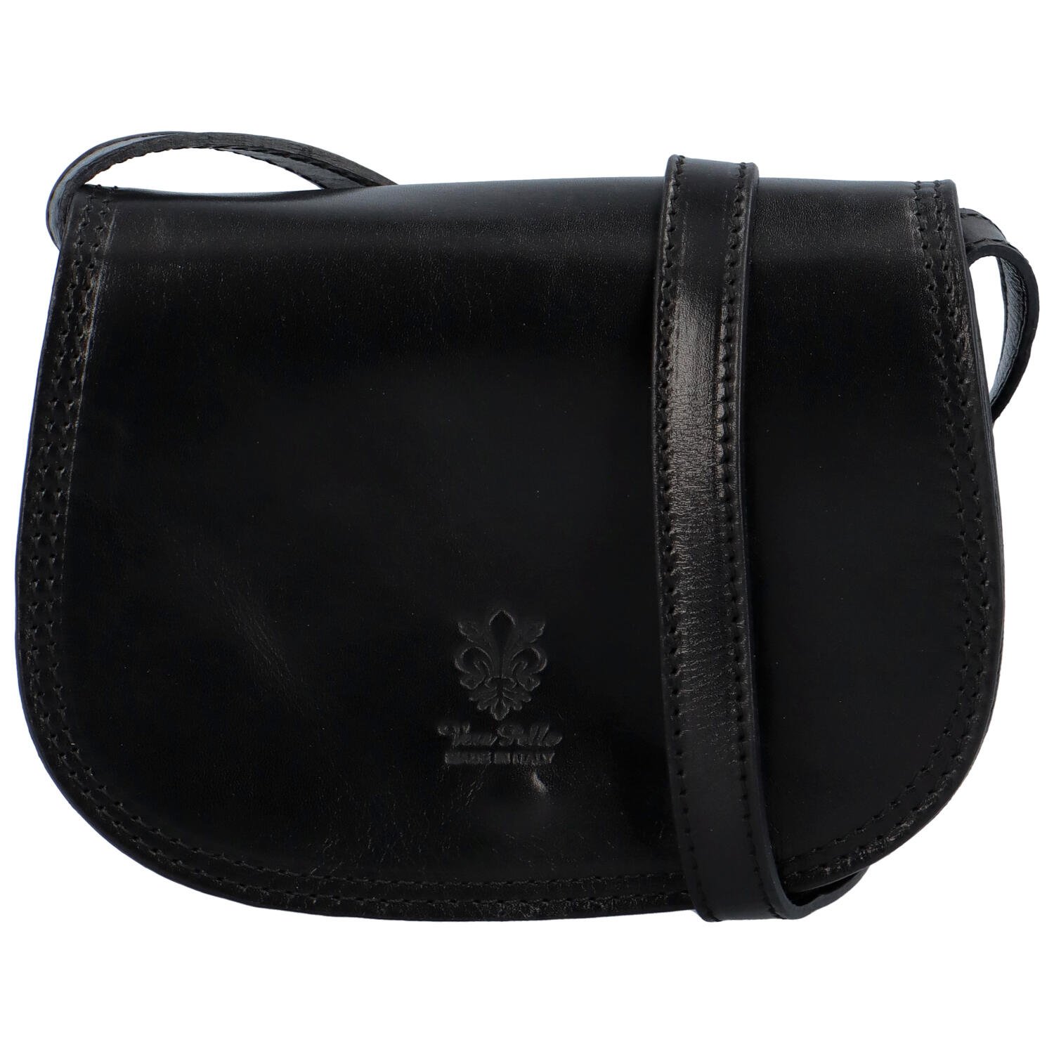 Dámska kožená crossbody čierna - Delami Belinda