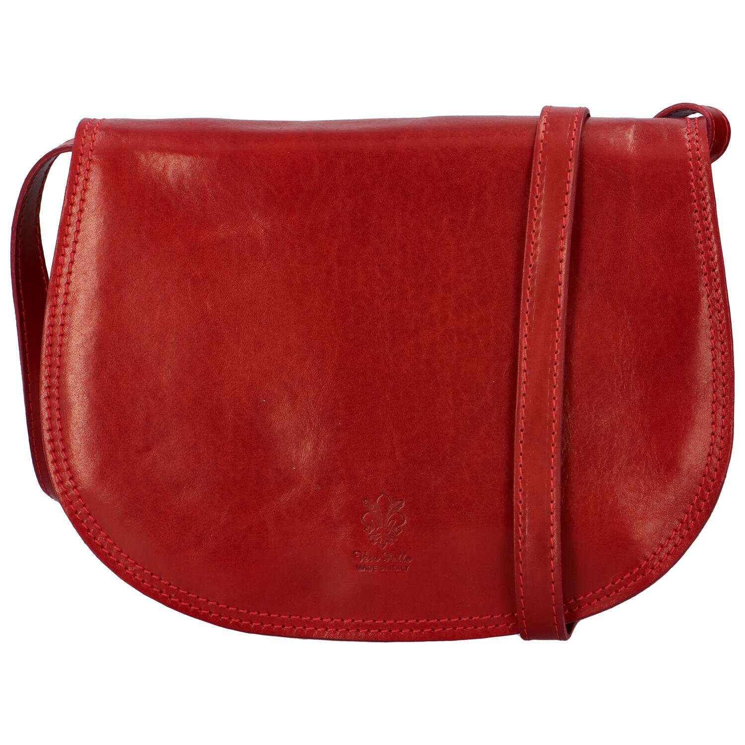 Dámska kožená crossbody červená - Delami Linda