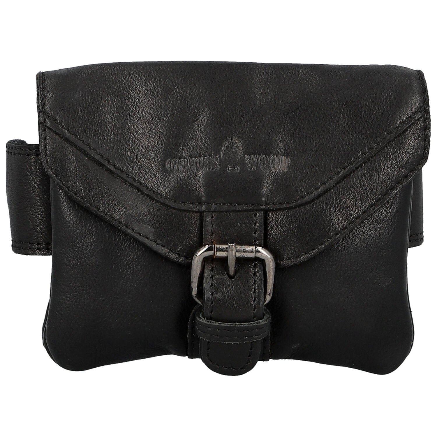 Pánska kožená ľadvinka čierna - Greenwood Obranem