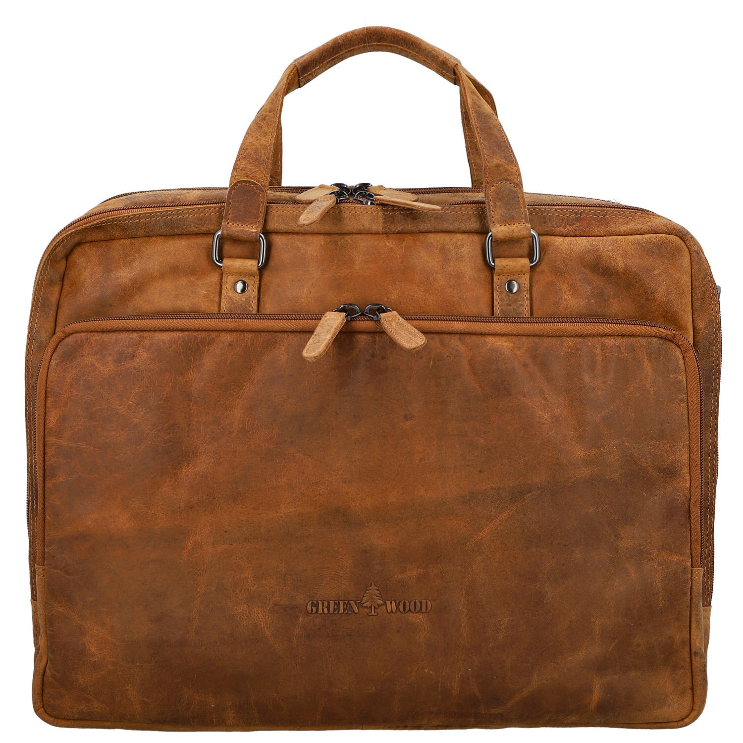 Pánska kožená taška camel - Greenwood Terisan