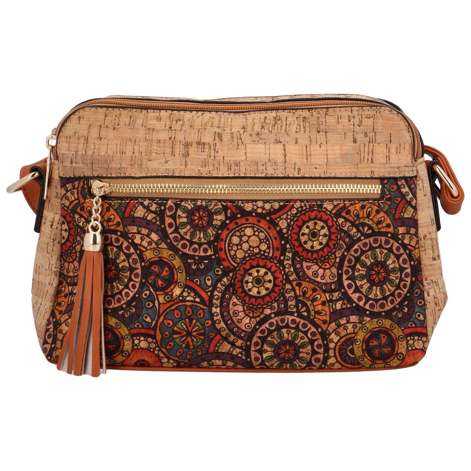 Dámska crossbody kabelka červeno modrá - Firenze Lolika