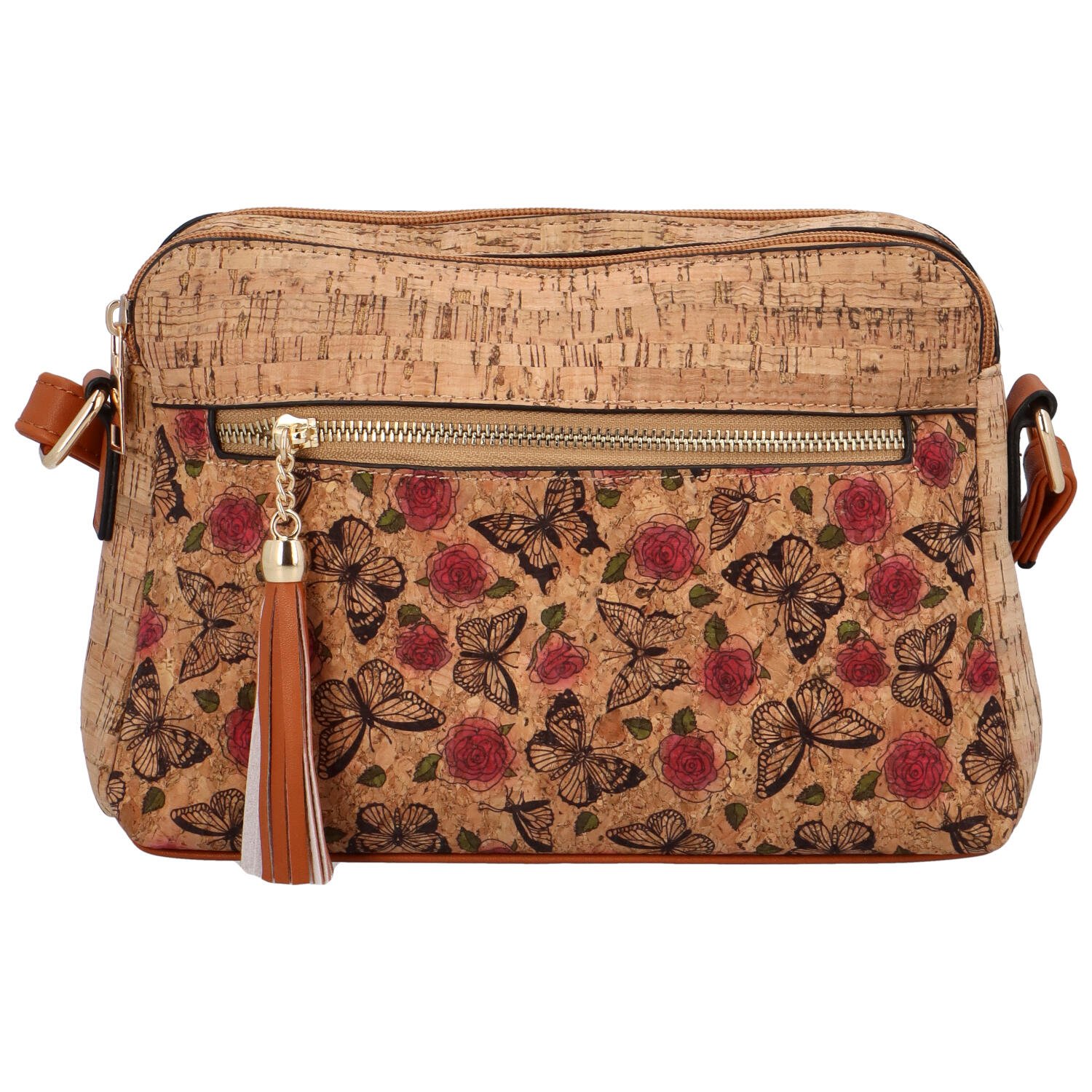 Dámska crossbody kabelka béžová - Firenze Lolika