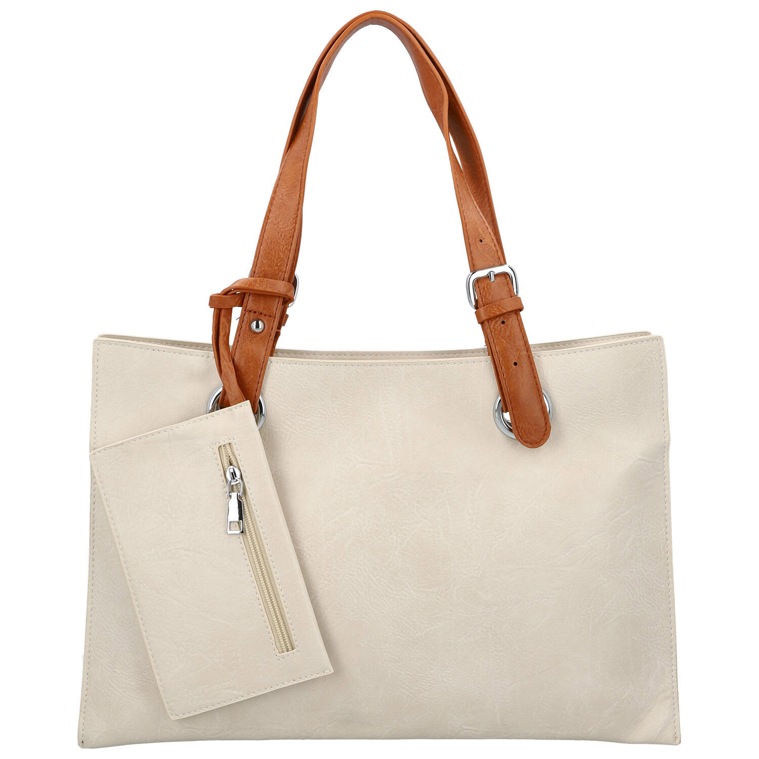 Dámska kabelka cez rameno béžová - Firenze Melisa