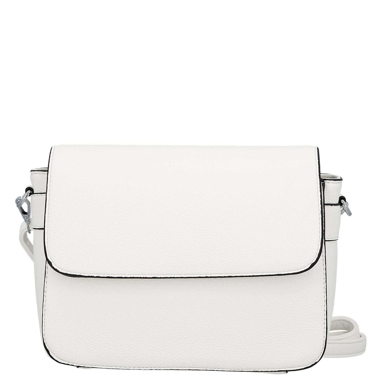 Moderná dámska koženková crossbody kabelka Mirona, biela