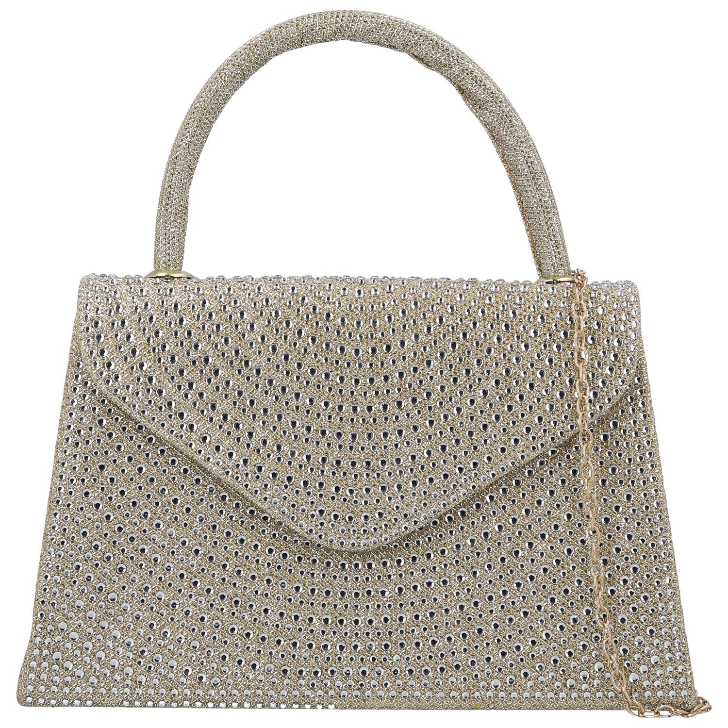 Dámska listová kabelka zlatá - Michelle Moon Alaya