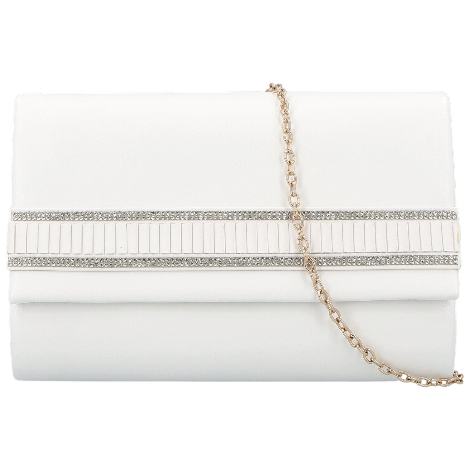 Dámska listová kabelka biela - Michelle Moon Brigit