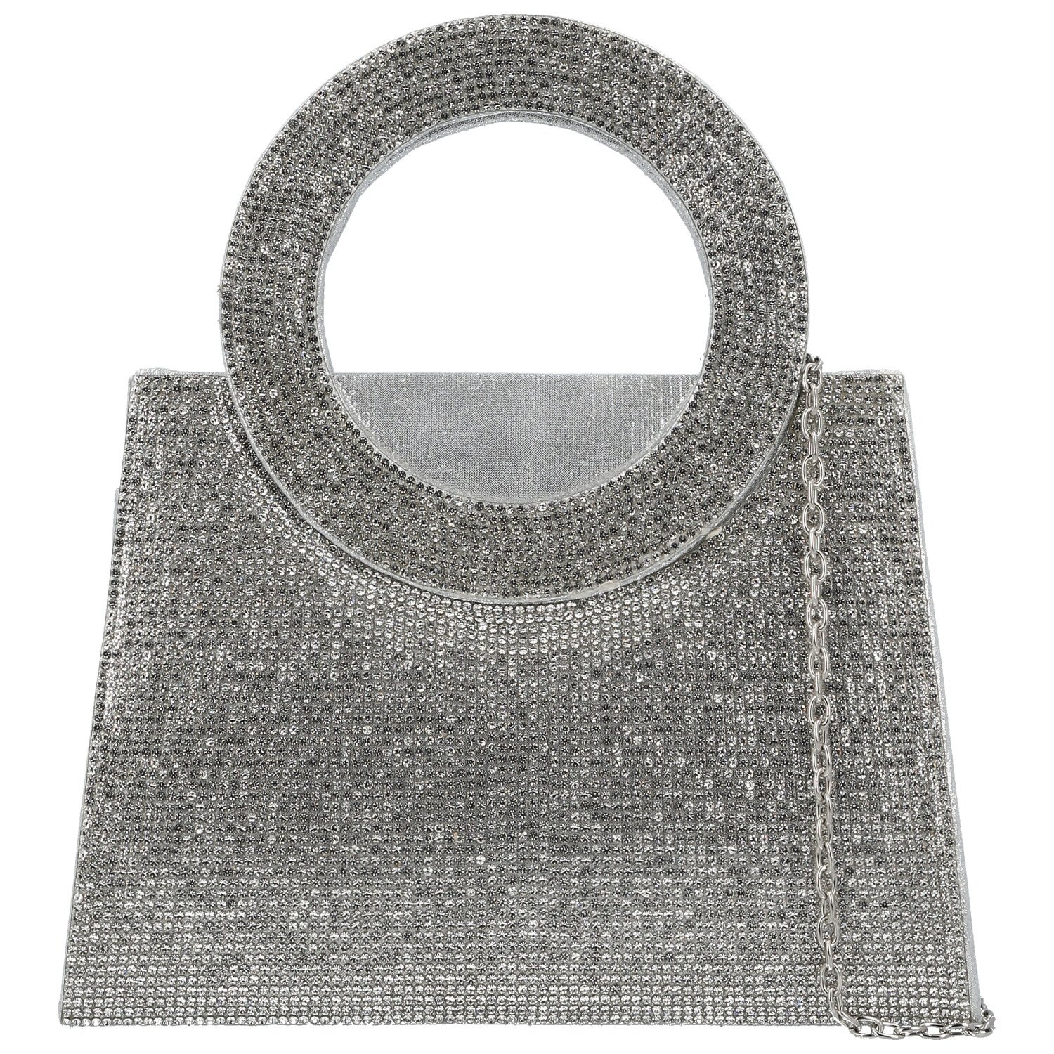 Dámska plesová kabelka strieborná - Michelle Moon Alette