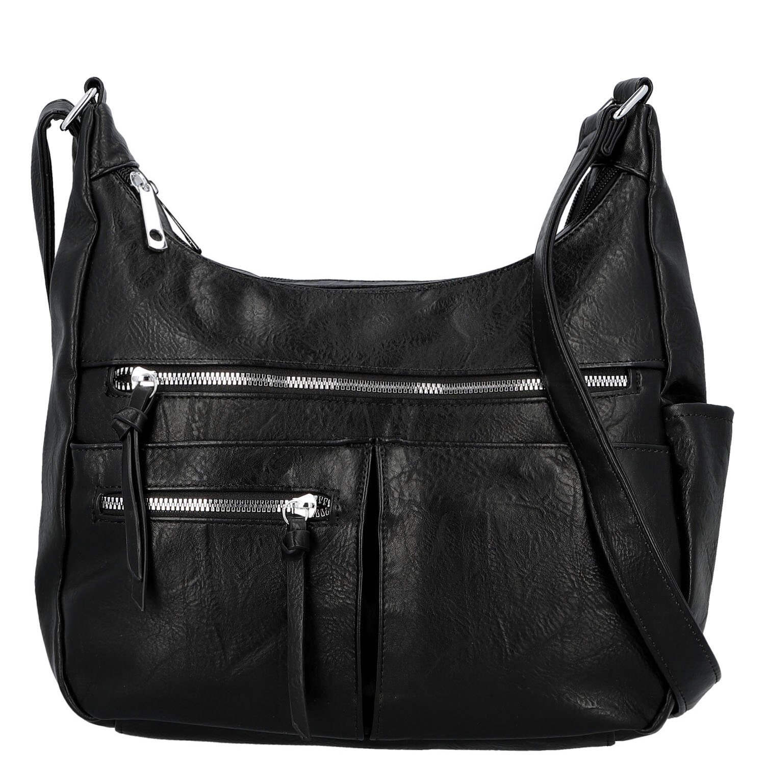 Dámska crossbody kabelka čierna - Firenze Kaisa