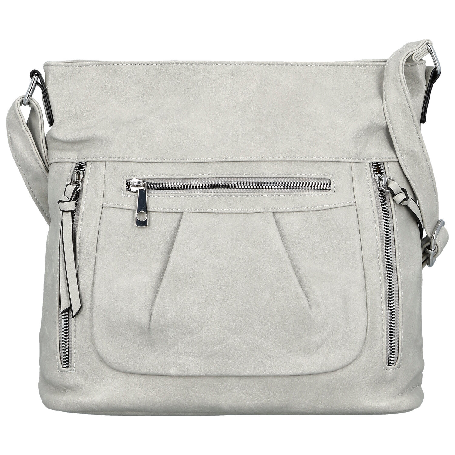 Dámska crossbody kabelka svetlo šedá - Firenze Angelis