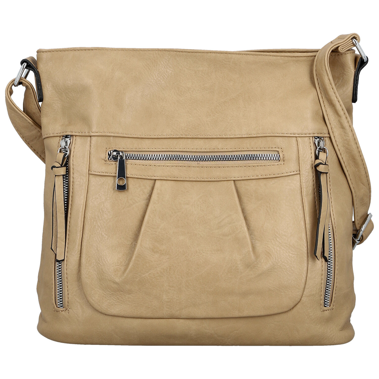 Dámska crossbody kabelka béžová - Firenze Angelis