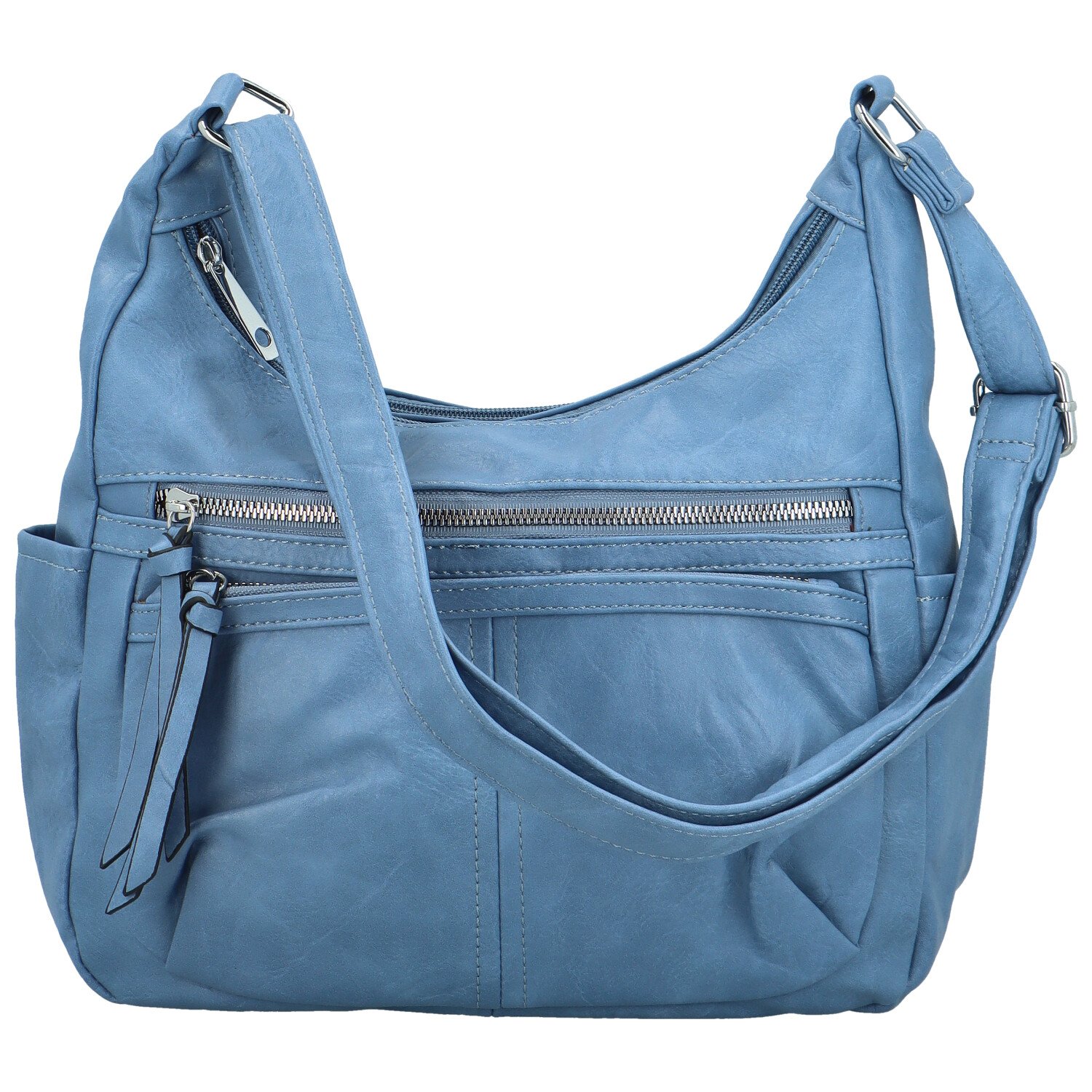 Dámska crossbody kabelka džínsovo modrá - Firenze Fresia