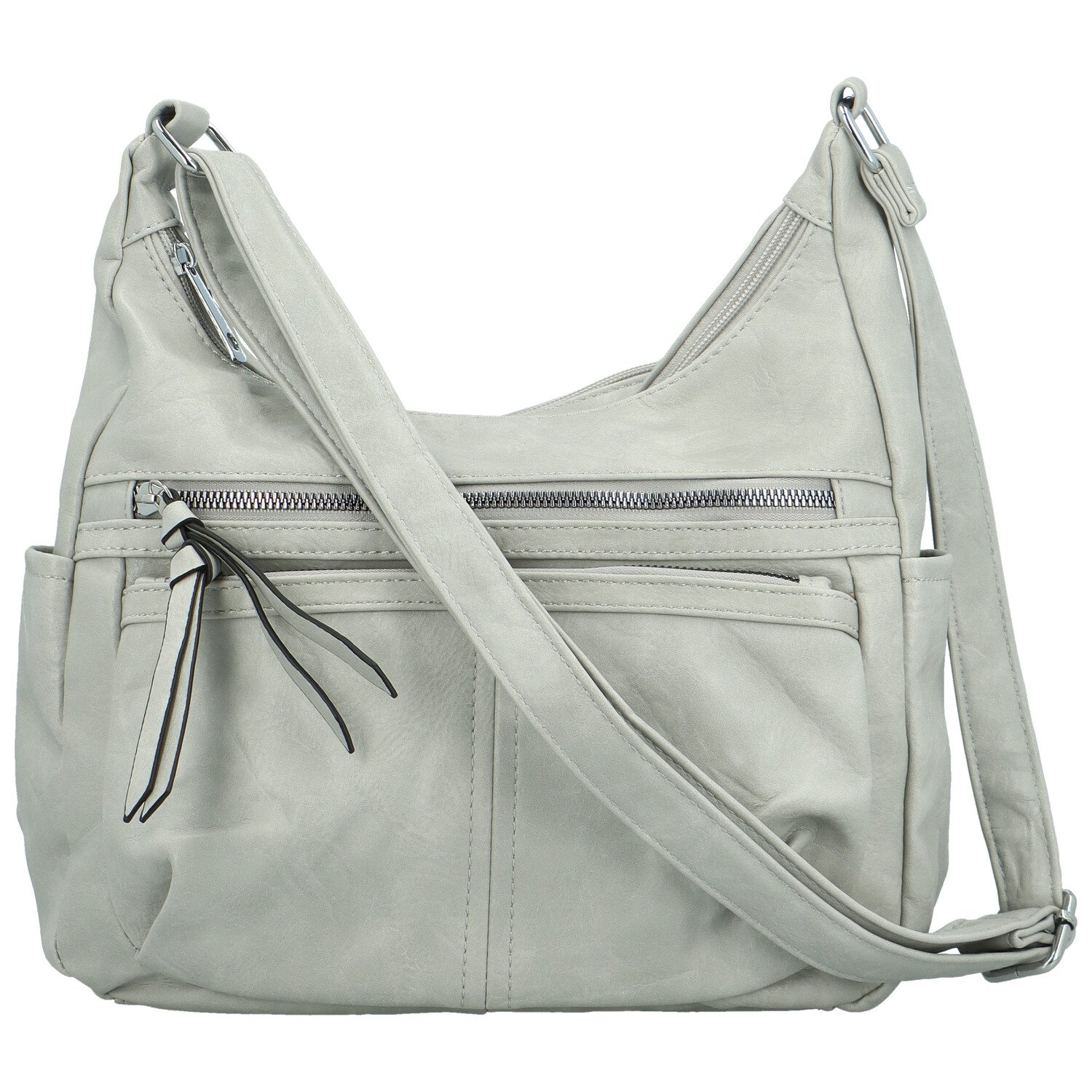 Dámska crossbody kabelka šedá - Firenze Fresia