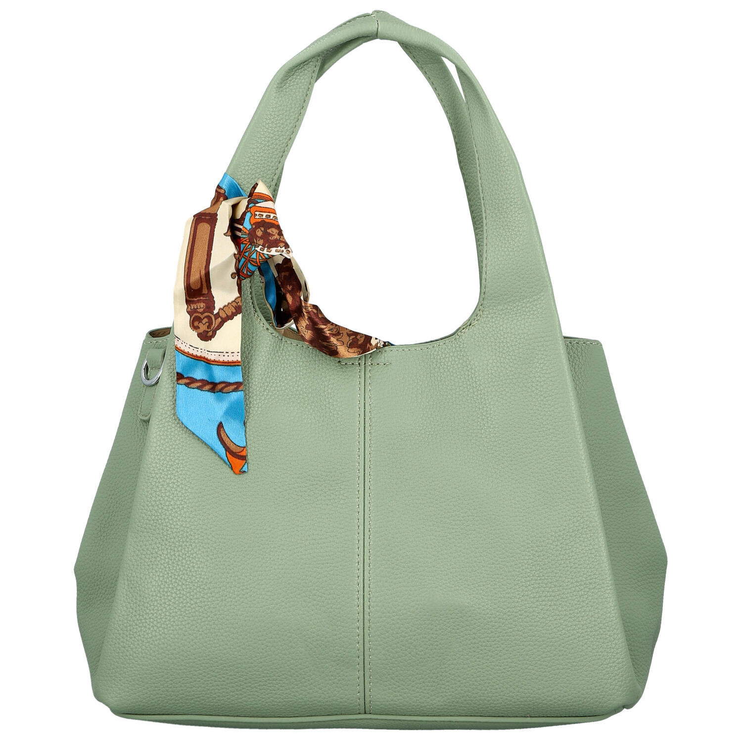 Dámska kabelka do ruky modrozelená - Firenze Saichira