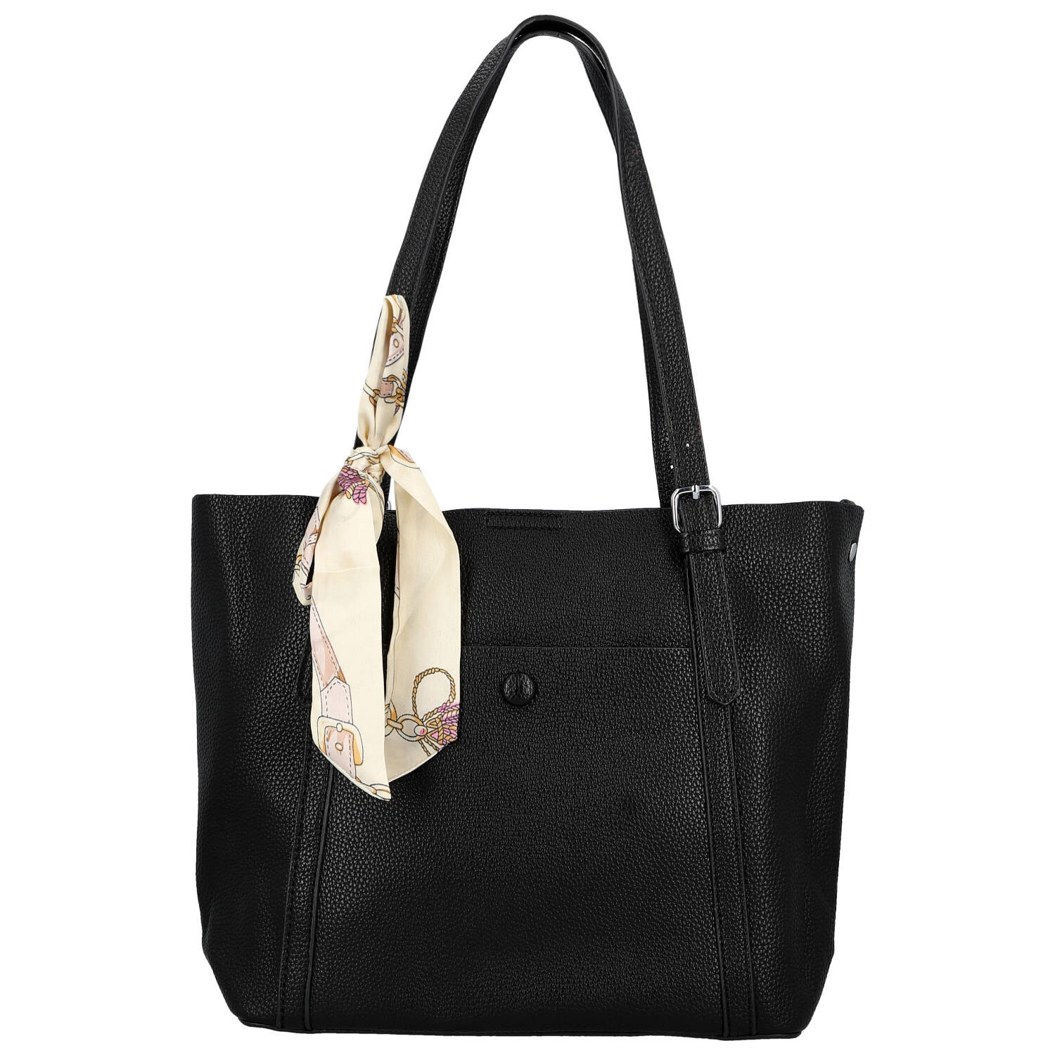 Dámska kabelka na rameno čierna - Firenze Raven