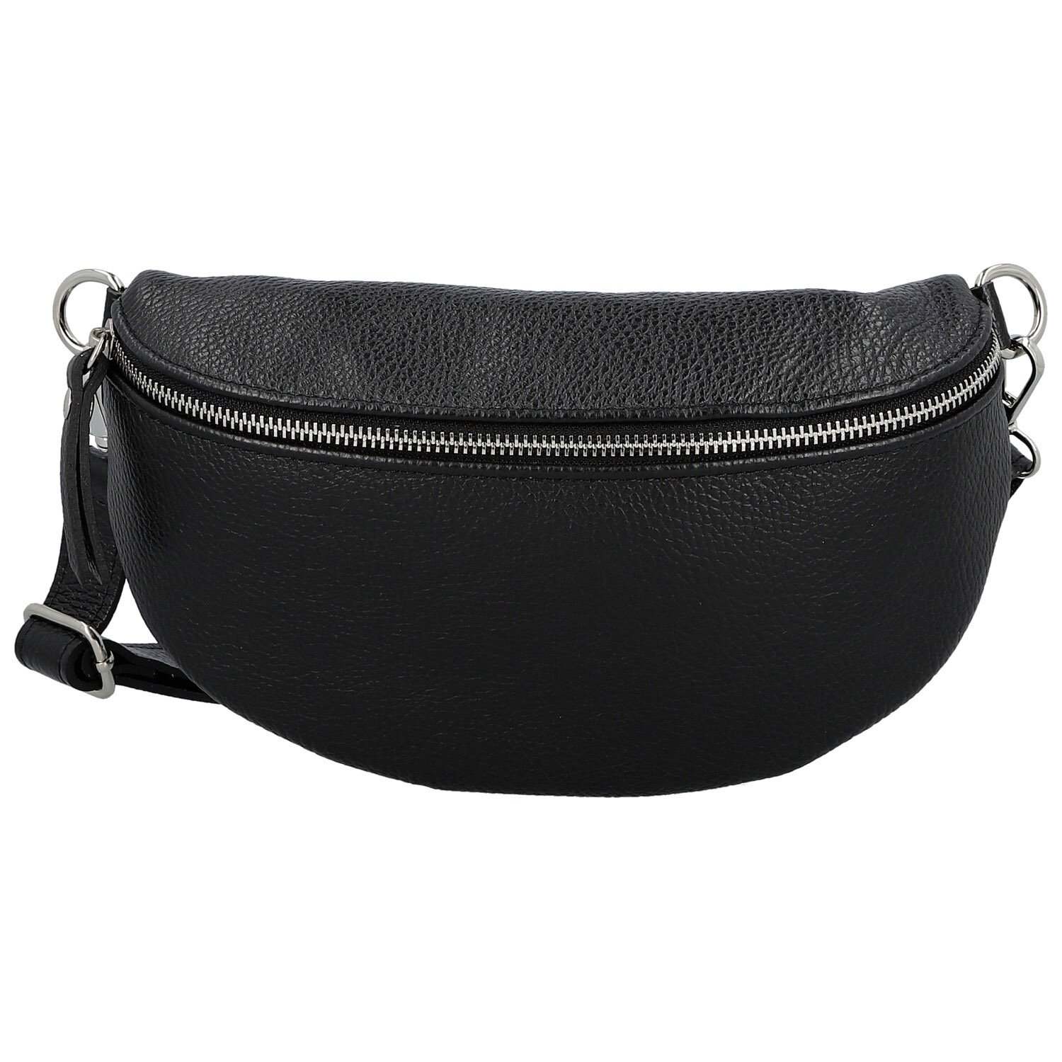 Dámska kožená ľadvinka čierna - Delami Vera Pelle Gianni