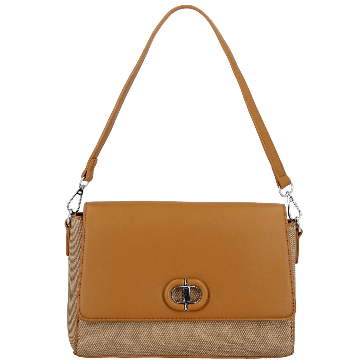 Dámska kabelka na rameno hnedá - Paolo bags Faraia