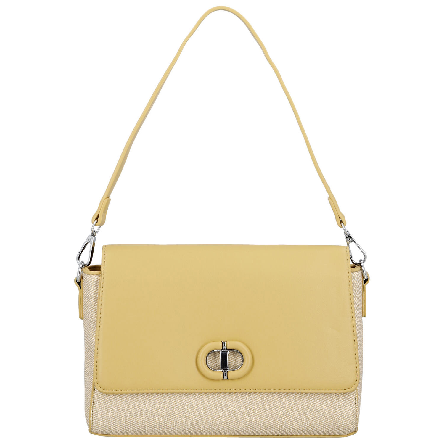 Dámska kabelka na rameno žltá - Paolo bags Faraia