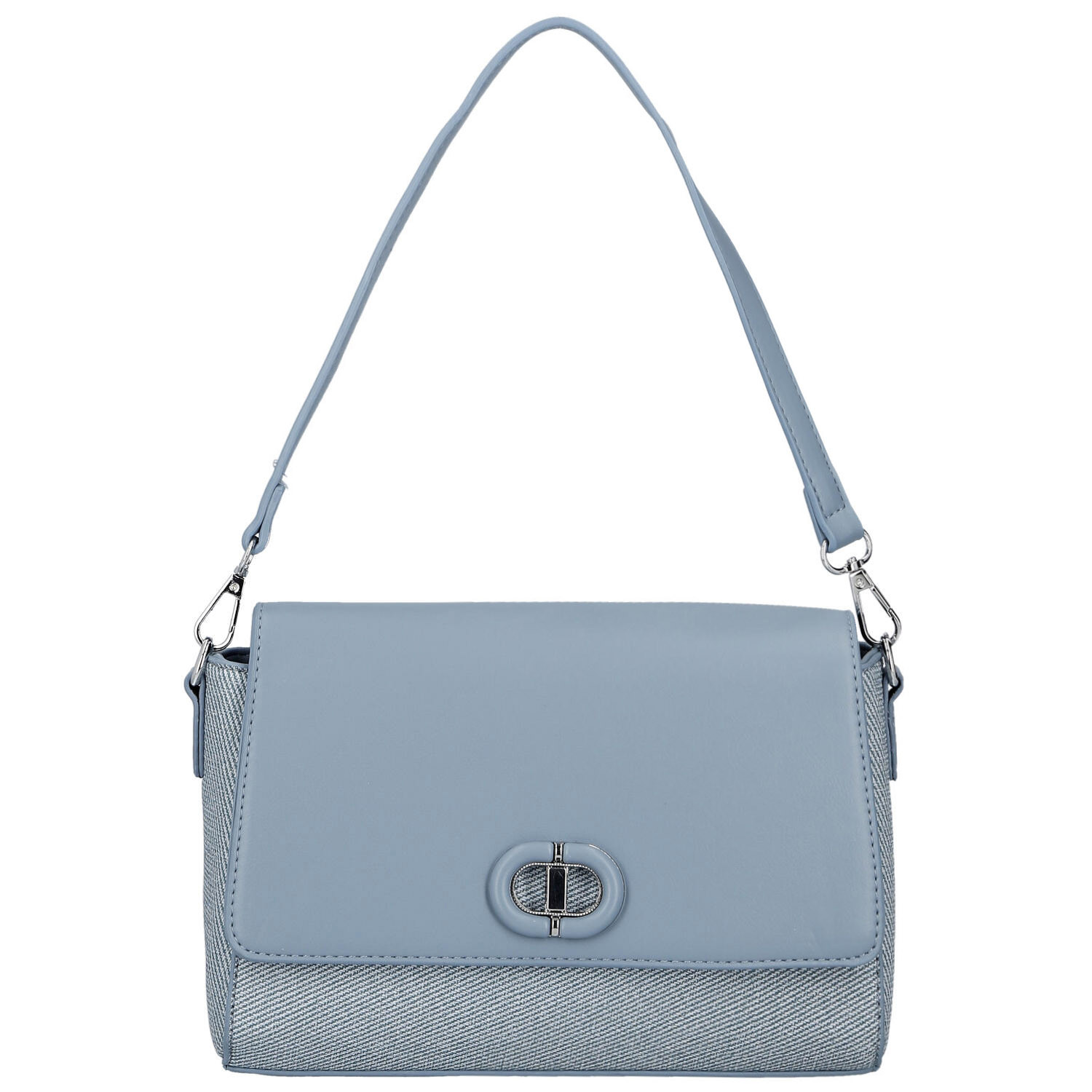 Dámska kabelka na rameno svetlo modrá - Paolo bags Faraia