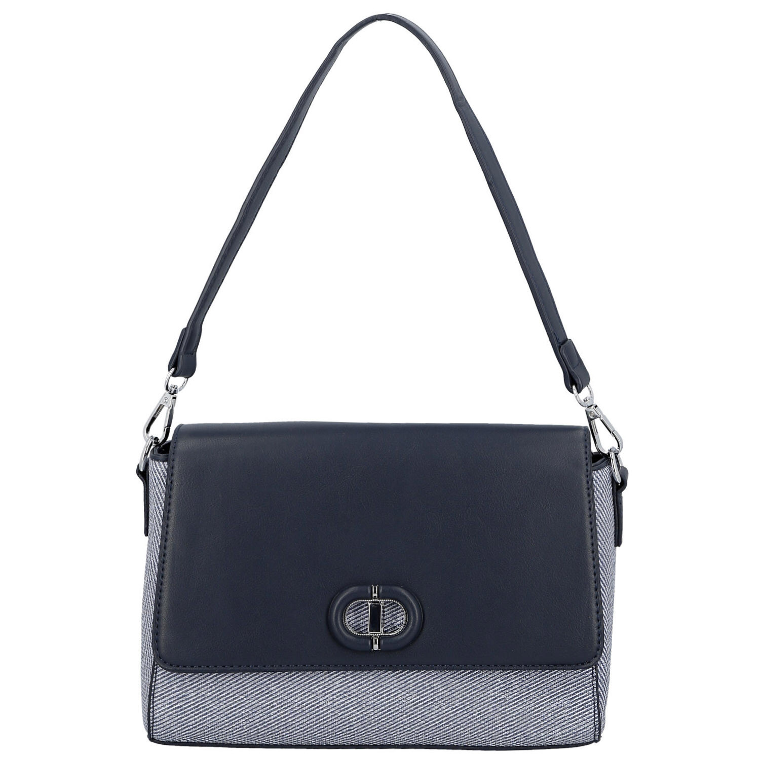 Dámska kabelka na rameno tmavo modrá - Paolo bags Faraia