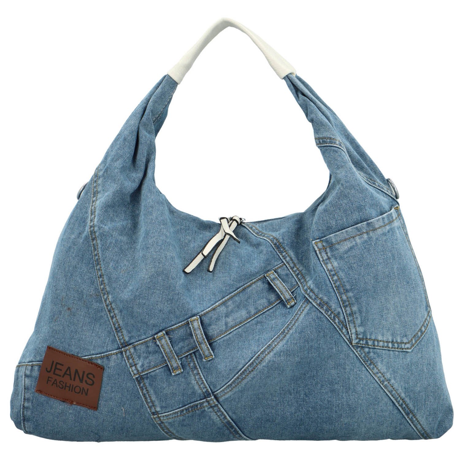 Dámska kabelka cez rameno svetlá/krémová - MaxFly Sabine